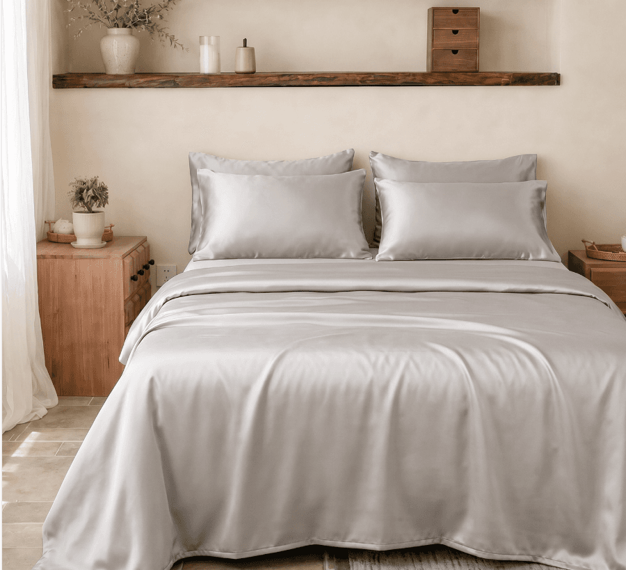 Wholesale Rayon Modal Plain Color Quilt Cover Set OEM