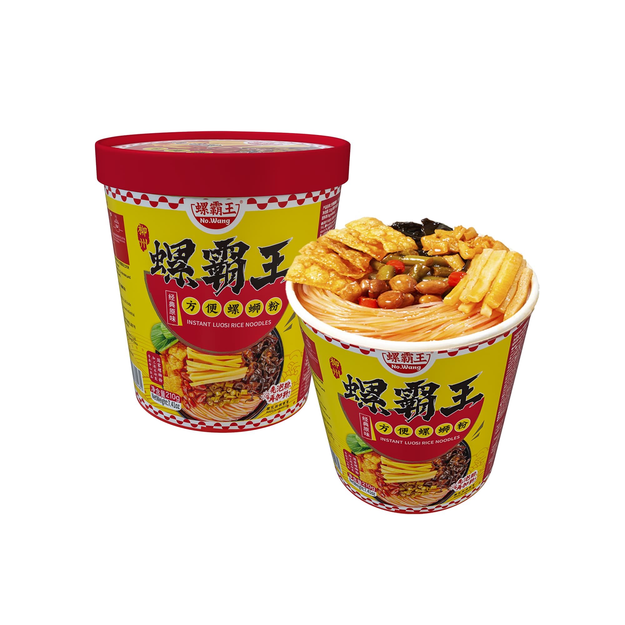 Cup Packed Liuzhou Luosifen Hot Sour Flavor Ready-to-Eat Rice Noodles