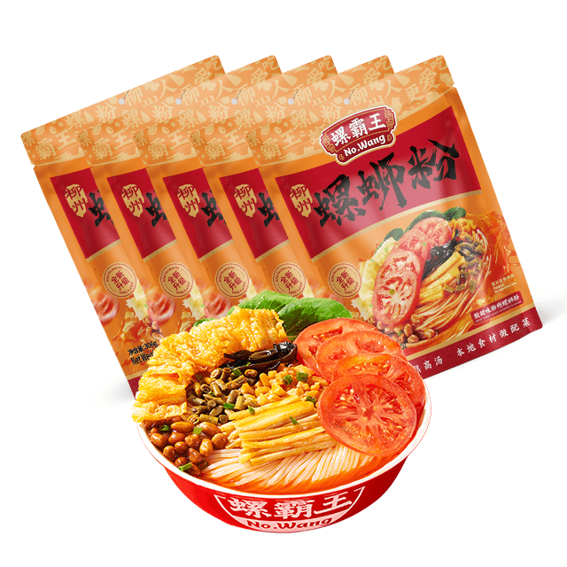 Tomato Flavored Liuzhou Luosi Rice Vermicelli Delicious Instant River Snails Rice Noodle