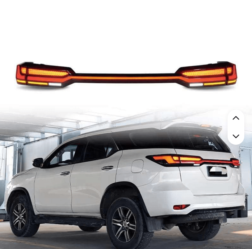 LED Tail Light Bar for To-yota Fortuner 2016-2023 Sequential Flowing Turn Signal Full Width Rear Tail Lamp
